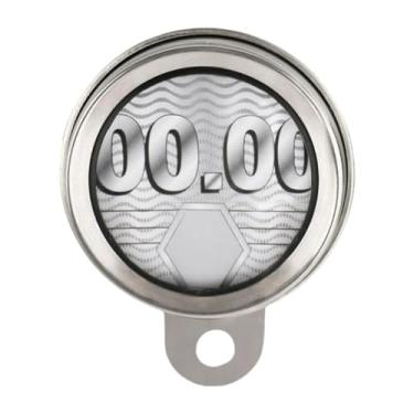 Imagem de FJMQHU Disco de Imposto para Motocicleta, Fácil de Instalar, Acessórios para Ciclomotores de Garagem, Placa de Estrutura de Aprovação de aço Inoxidável, Prateado