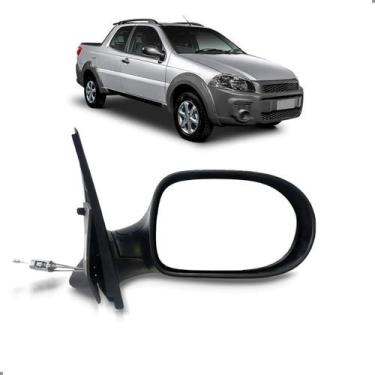Imagem de Retrovisor Strada 2011 a 2019 Manual Cabine Simples - SP ACESSÓRIOS, D