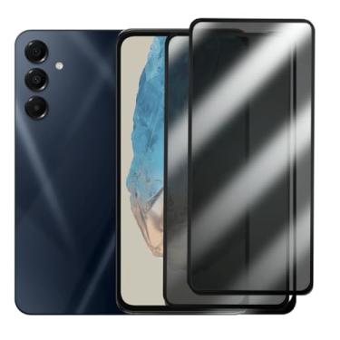 Imagem de Kit 2 Películas de Vidro 3D Privacidade Anti-Spy para Samsung Galaxy M35, Proteção Total da Tela, Anti Impacto