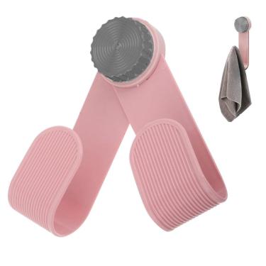 Imagem de Suporte Tampa de Panela Gancho Ventosa Cozinha Utensilios Pano de Prato Parede Multiuso Organizaçao Resistente