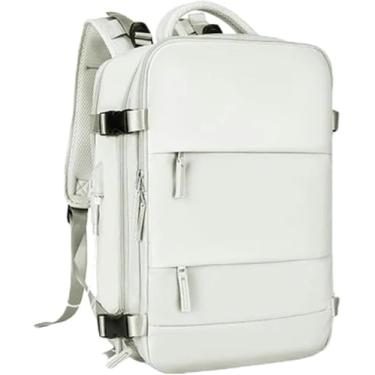 Imagem de Mochila De Viagem Para Mulheres, Mochila De Mão, Mochila Para Laptop, Bolsa De Fim De Semana, White, A