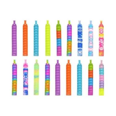 Imagem de Pulseira De Silicone Antiestresse Com Bolhas, Brinquedo Antiestresse P
