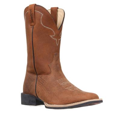 Imagem de Bota Masculina Marrom Bico Quadrado Jácomo 36518