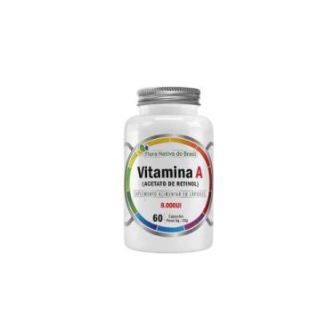 Imagem de Vitamina A Retinol 8000ui 60 Caps Flora Nativa - Flora Nativa do Brasi