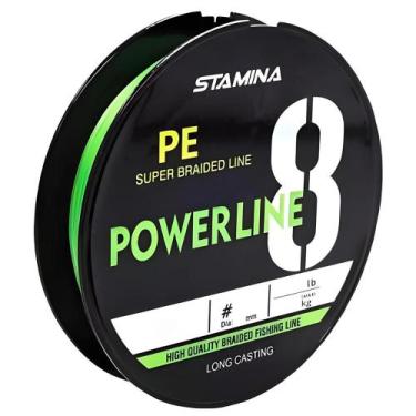 Imagem de Linha Multifilamento PowerLine 0,23mm 150mts Verde Limão - Stamina