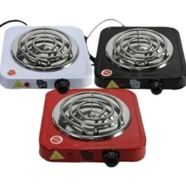 Imagem de Fogareiro Elétrico 1 Boca 5 Temperaturas 1000w 110v Vermelho - Futuro