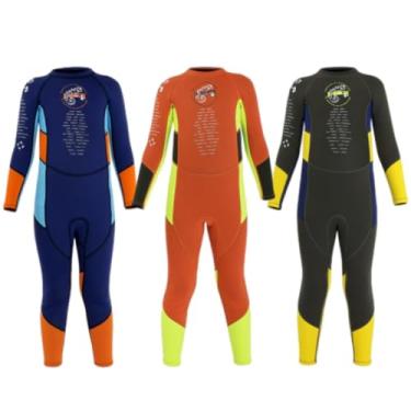 Imagem de Roupa Quente De Manga Comprida 2,5mm Neoprene Surf Infantil