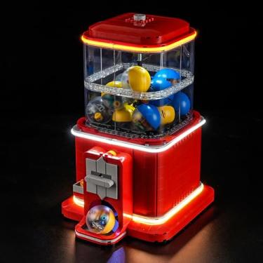 Imagem de GEAMENT LED Light Kit Compatible with Lego Minifigure Vending Machine Building Blocks Model - Lighting Set for Ideas 21358 (Model Set Not Included)