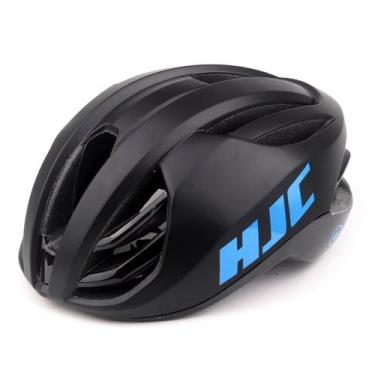 Imagem de Capacete de Ciclismo Bicicleta HJC Atara, Preto com azul