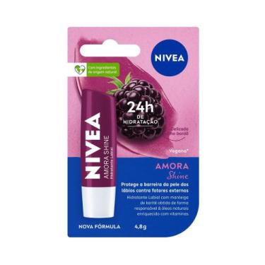 Imagem de NIVEA Hidratante Labial Amora Shine 4,8 g, Amora, Amora, 1, 4,8g