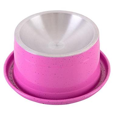 Imagem de Comedouro Antiformiga Para Gatos Mr. Bigode Júnior Cor Rosa, Capacidade 140ml