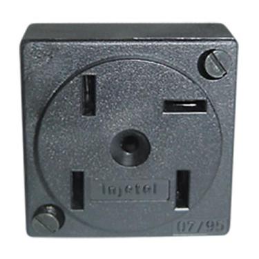 Imagem de Plug Telef.femea Padrao Preta Tomada - BITS