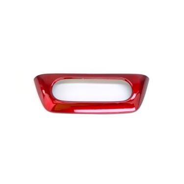 Imagem de YOUTOOCAR Capa de painel de botão de ar condicionado interior para carro compatível com acessórios Chevy Trailblazer 2024 (vermelho)