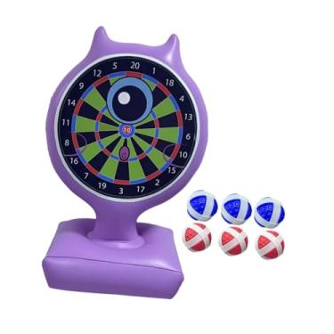 Imagem de Dynwave Jogo de arremesso de dardos inflável, conjunto de boias para piscina, alvos de dardos, jogo de dardos para atividades infantis, adultos, meninos e