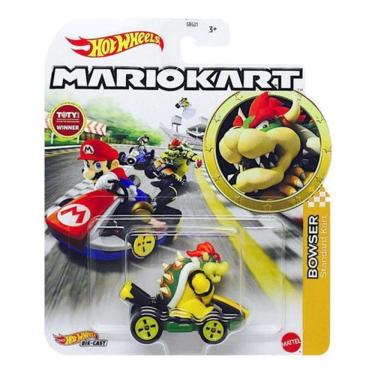 Imagem de Hot Wheels Mario Kart Bowser Standard Kart Grn20
