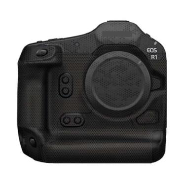 Imagem de R 1 Película protetora para câmera antirarranhões Película protetora de vinil decalque para Canon EOS R1 (Mamba Preto)