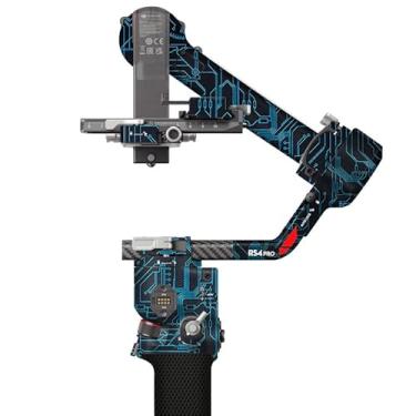 Imagem de Adesivo RS4PRO Anti-riscos para DJI RS4 Pro Adesivos Estabilizador Cabeça Proteção Vinil Película Protetora Casaco Ronin RS4 Pro RoninS4 Pro (Circuit Blue)