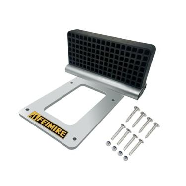 Imagem de FEIMIRE Suporte de montagem de motor de pesca universal de alumínio para caiaque, canoa e barco pequeno