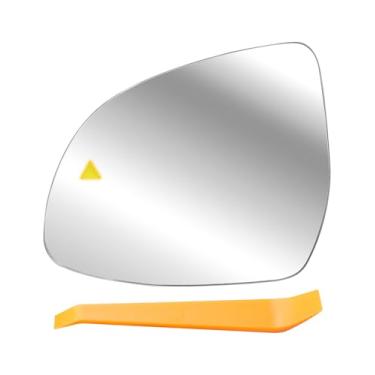 Imagem de AUGREX Vidro retrovisor do lado esquerdo do motorista com placa de suporte adequado para BMW X3 X4 X5 X6 X7 F15 F25 G01 G02 G05 G06 G07 2014-2024, com aquecimento elétrico e detecção de ponto cego