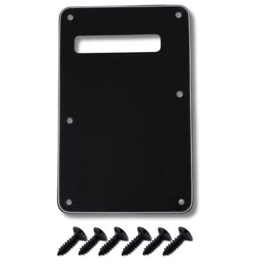 Imagem de Kit Escudo Traseiro Strato 3 Camadas Bwb + 6 Parafusos Preto