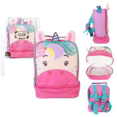 Imagem de Lancheira Térmica Passeio Escolar Unicórnio Roxo Pratico