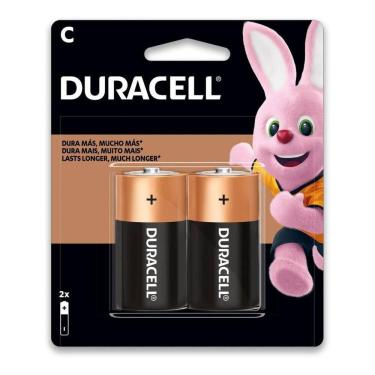 Imagem de Pilha C Média Lr14 Alcalina Duracell Cartela 2 Unidades