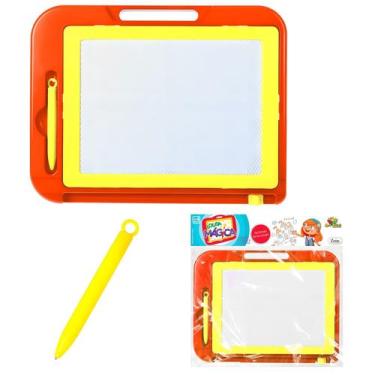 Imagem de Lousa Didática Educativa Infantil Retangular Interativa Magnética Gran