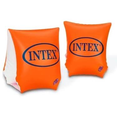 Imagem de Bóia de braço flutuador infantil intex 6 a 12 anos até 60kg, Laranja