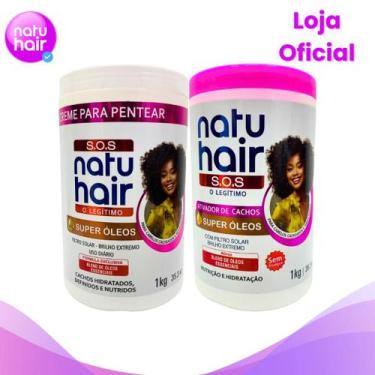 Imagem de Kit Creme para Pentear Super Óleos + Ativador de Cachos Super Óleos SO