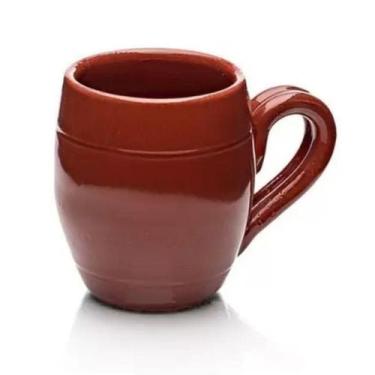 Imagem de Caneca Barro Cerâmica 300 Ml N 1 Restaurante Caldo Feijão - Motta