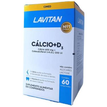 Imagem de Lavitan Cálcio + Vit D3 60cp - CIMED