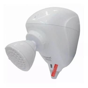 Imagem de Chuveiro Ducha Elétronico Parede Zagonel Move Branco 7500w, 7500W, 220