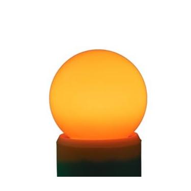 Imagem de Lâmpada Led Bolinha 3w Âmbar Laranja E27 Irc 80 110v Marca