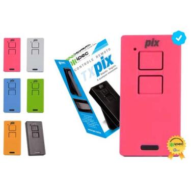 Imagem de Controle Portão Alarme Cerca Tx Pix 2 botões 433,92mhz Garen Ppa Rcg S