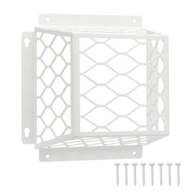 Imagem de KVMORZE Protetor de pássaros para ventilação de secador, protetor de ventilação para a maioria dos ventiladores de banheiro de 7,6 cm a 10,2 cm, gaiola de pássaro de ventilação de aço universal