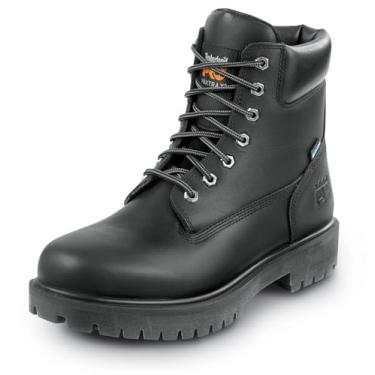 Imagem de Timberland PRO Bota de trabalho masculina antiderrapante MaxTRAX com bico macio 6IN Direct Attach, Preto, 15 Wide