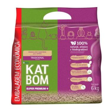 Imagem de Areia Katbom Natural para Gato Granulado Higiênico Rosa 6kg - FVO