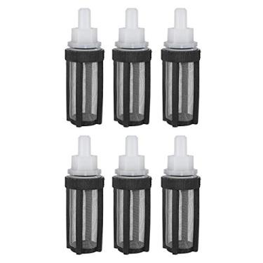 Imagem de Yctze Conector de Filtro Micro -bomba de 6pcs 8 Mm Com Rede de Aço Inoxidável para Entrada de água - Acessório Essencial para Bombas de Irrigação e água