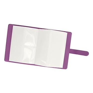 Imagem de Zhjvihx Álbum de Fotos de 256 Bolsos, Álbum de Fotos de Coro Pu Colorido, Aderênia Estável, Capacidada Grande, Alta Transpareincia, Página de Bolso, Elegante para Cartões de Visita