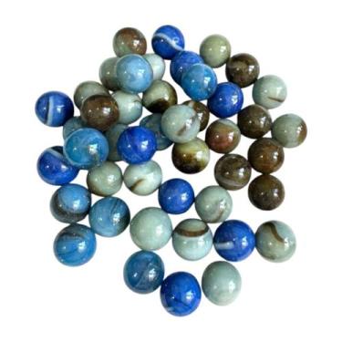 Imagem de 200 Bolinhas De Gude leitosa chinesinha birosca olho de gato - 0918