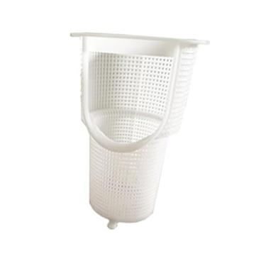 Imagem de Baoblaze Cesta de limpeza de filtro de piscina, acessórios para limpeza de folhas, folhas e detritos reutilizáveis, branco