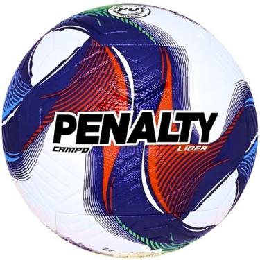 Imagem de Bola Campo Penalty Líder, Branco, Vermelho, Azul, Verde