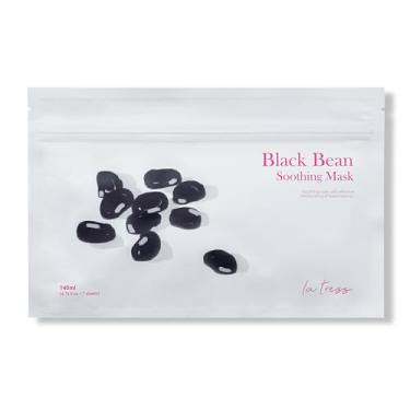 Imagem de LA TRESS Black Bean Máscara facial coreana calmante, beleza coreana cuidados com a pele (7 folhas)