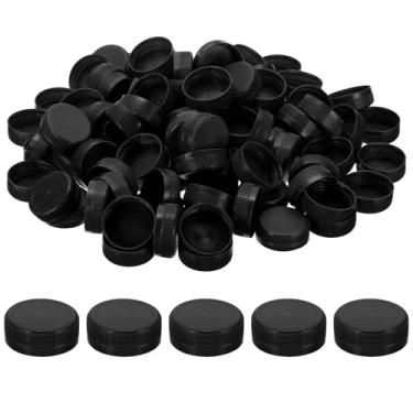 Imagem de PATIKIL Tampa de garrafa de plástico interna de 38 mm/1,5 polegadas, 200 peças de substituição de tampa de garrafa de parafuso, tampas de jarro de armazenamento para artesanato faça você mesmo suco