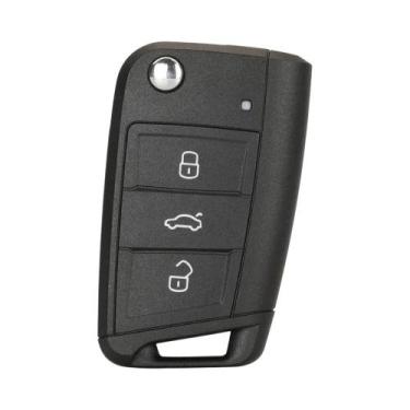 Imagem de Capa De Chave Flip Para VW Golf 7 GTI MK7 Passat B8 Jetta Touran Skoda
