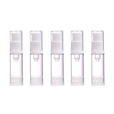 Imagem de Frascos De Plástico Vazios Para Loção a Vácuo 5/10/15ML Com Bomba Airl