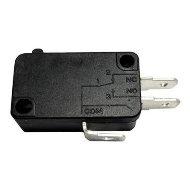 Imagem de Micro Chave Interruptor para Microondas 16A 250V com 3 Terminais - CQC