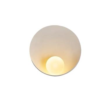 Imagem de Luminária de parede moderna, simples e criativa com luzes para quarto, corredor escada para corredor, hall de entrada(Branco)