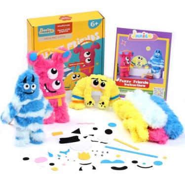 Imagem de JMMICO Kits De Artesanato Com Limpadores Cachimbo Para Crianças 6 A 12 Anos, Brinquedos Emocionais Presentes Meninas E Meninos, Artes Crianças, Atividades Educacionais Em Sala Aula