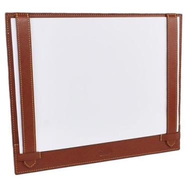 Imagem de Risque e Rabisque CONT A4 em Couro Galvani, Marrom Pinhão